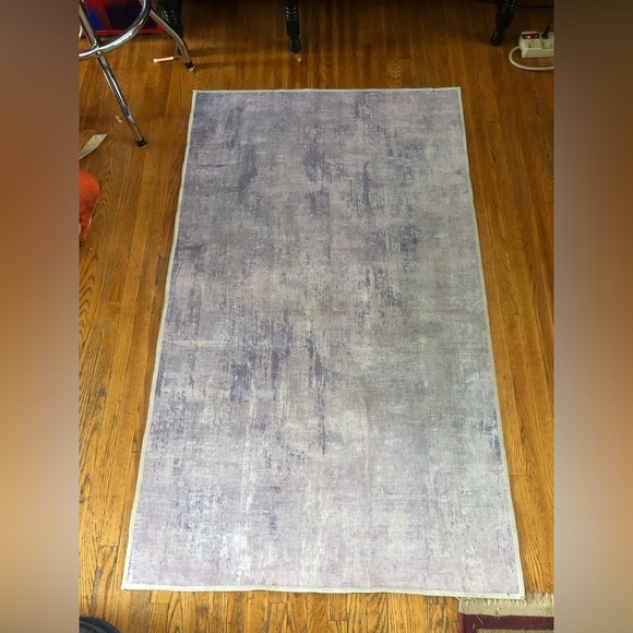 Ruggable blue washable rug 5’ by 3’ - Picture 3 of 3